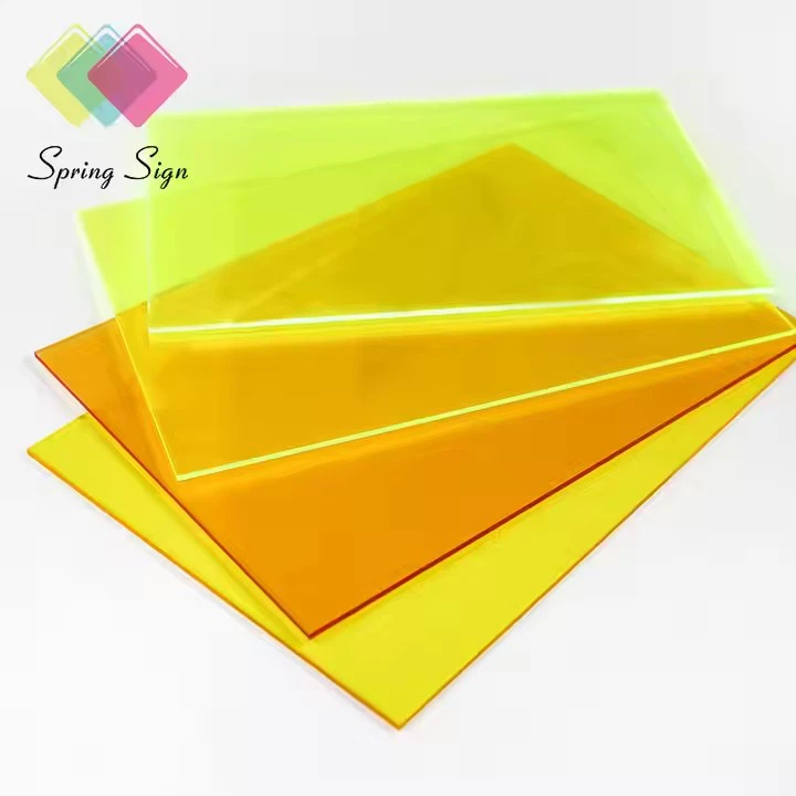 color fluorescent plexiglass sheets